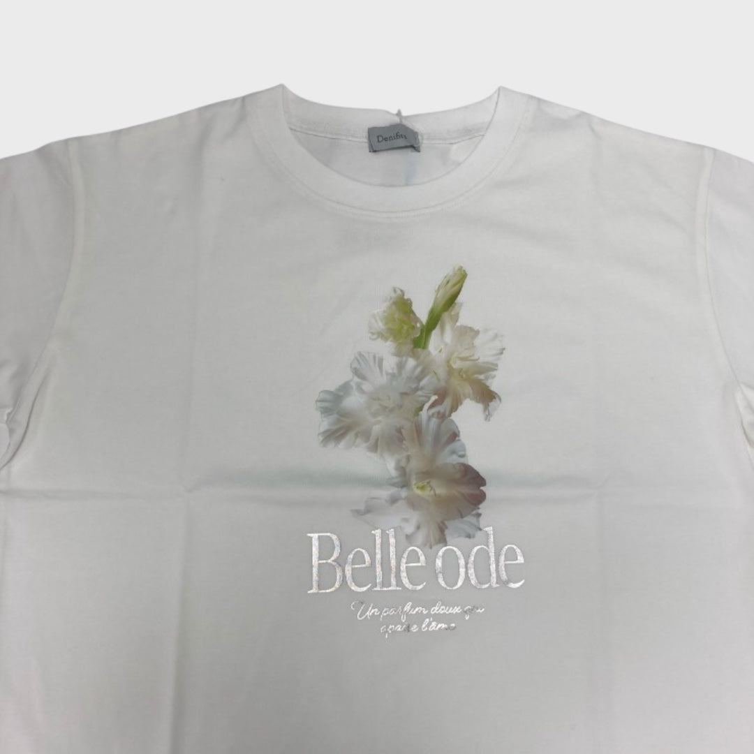 FLORAL “BELLEODE” GRAPHIC T-SHIRT