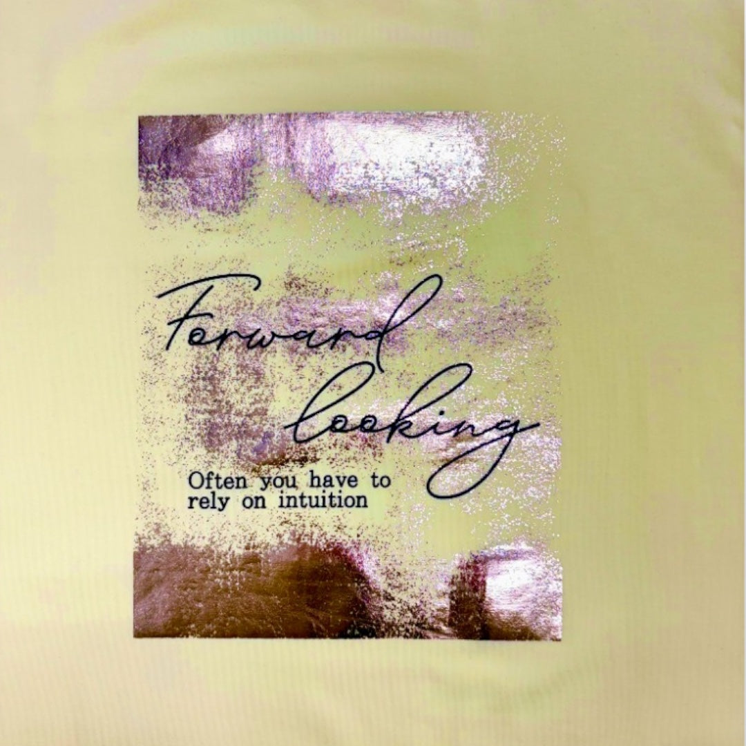 FOIL PRINT SMOOTH T-SHIRT