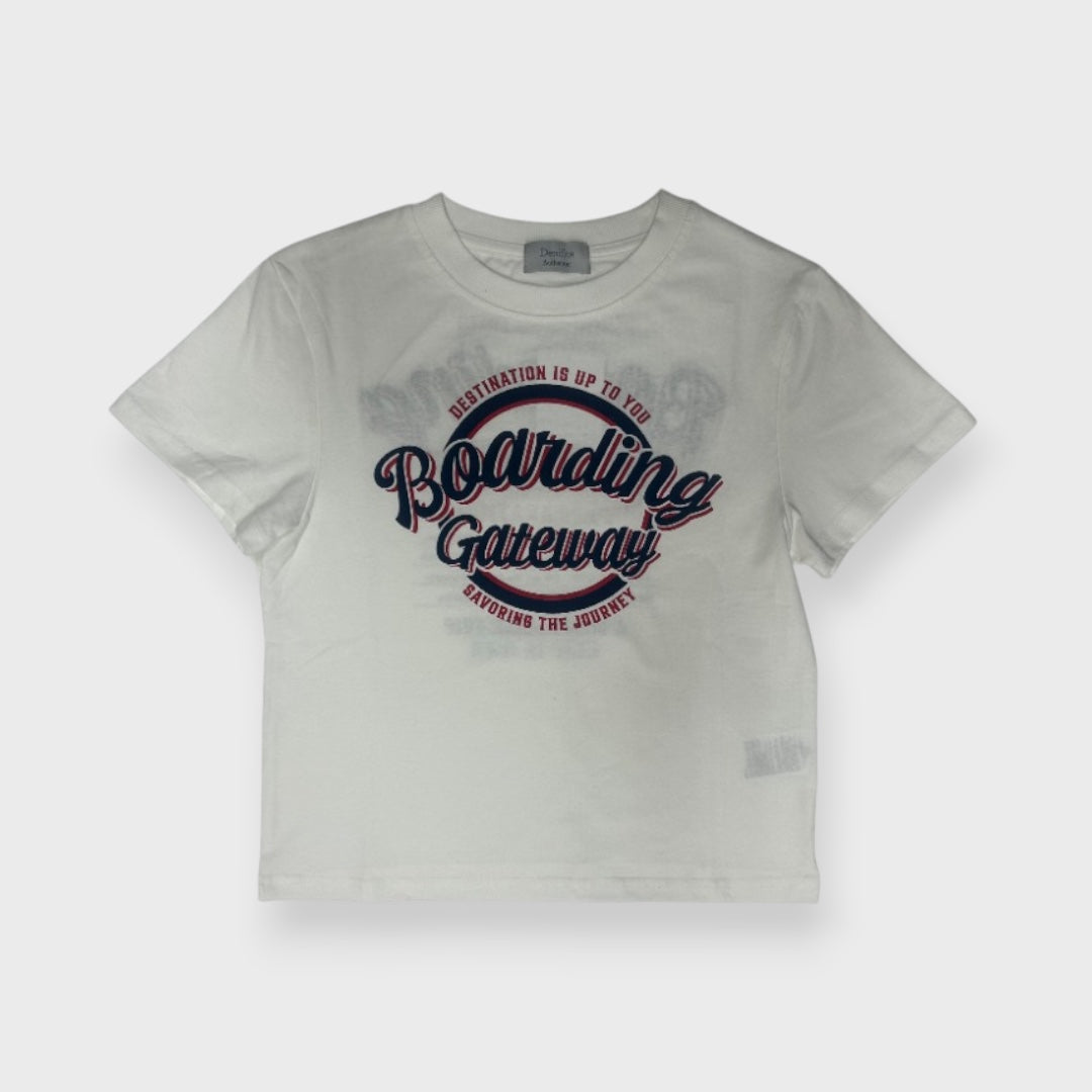VINTAGE “BOARDING GATEWAY” GRAPHIC TEE