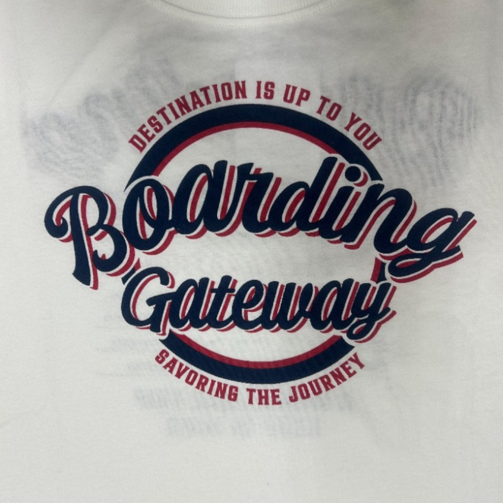 VINTAGE “BOARDING GATEWAY” GRAPHIC TEE