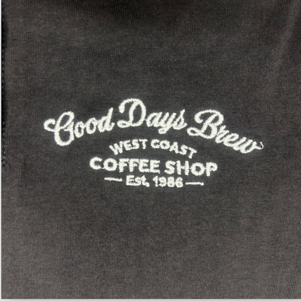 COMPACT HENLEY NECK MINI-LOGO TEE