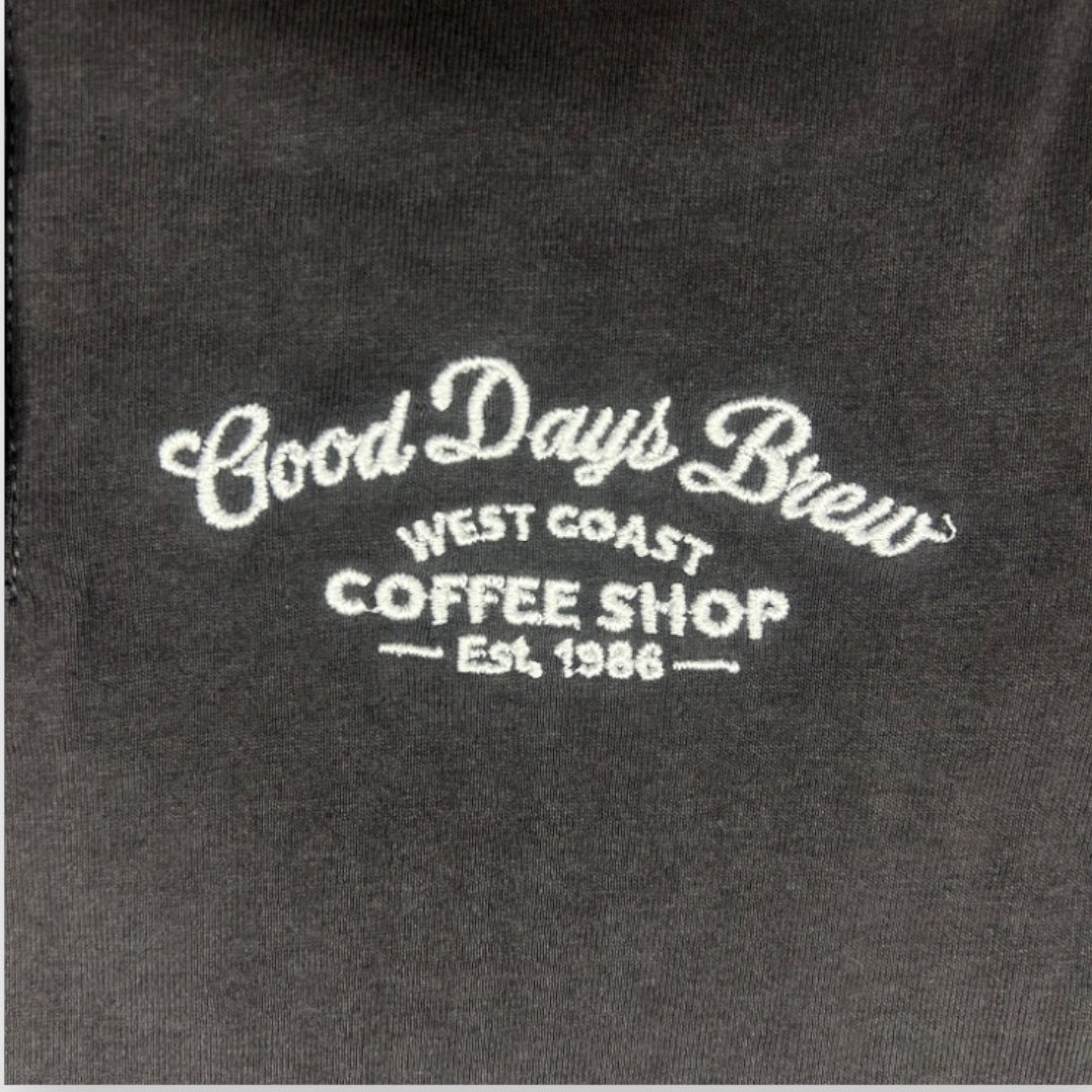 COMPACT HENLEY NECK MINI-LOGO TEE