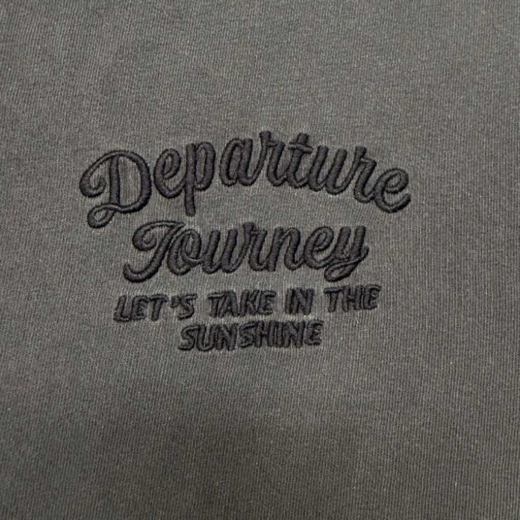 PIGMENT BIO-WASH VINTAGE CURVE-HEM TEE