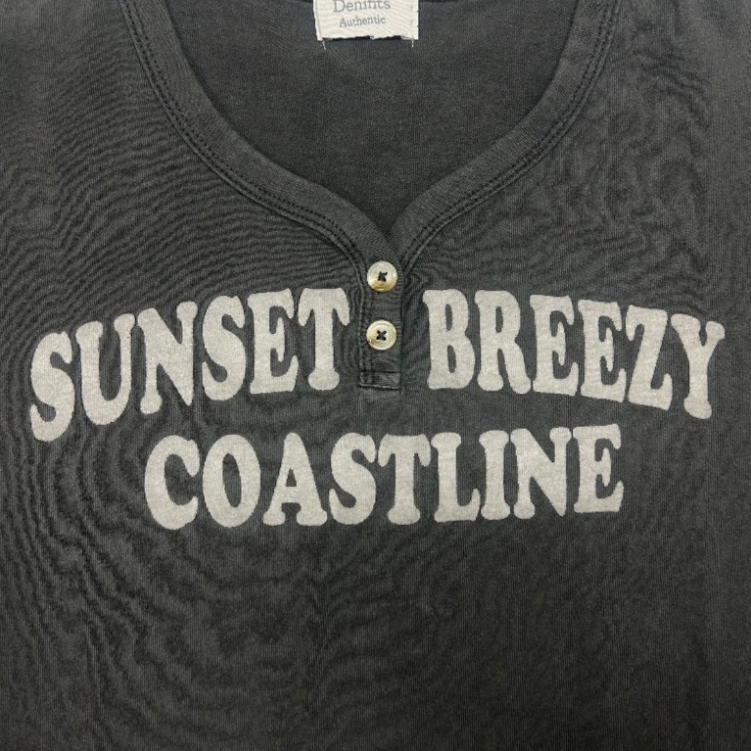 MESH-FRILL “SUNSET BREEZY” TEE