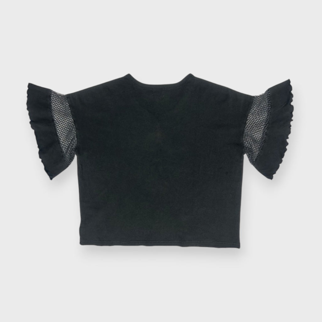 MESH-FRILL “SUNSET BREEZY” TEE
