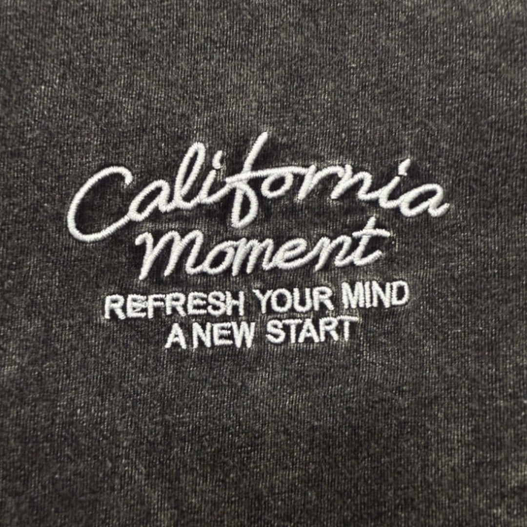 INDIGO-DYED VINTAGE MINI-LOGO TEE