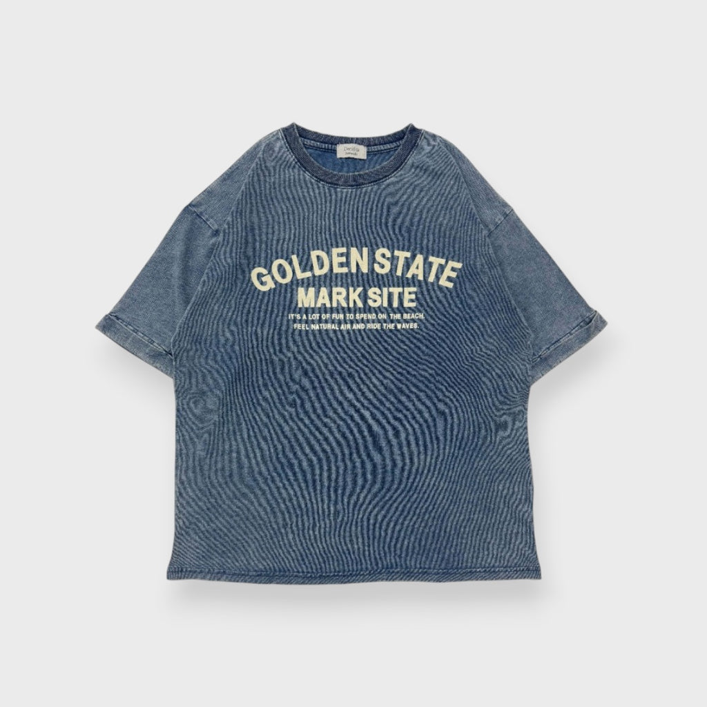 INDIGO “GOLDEN STATE” GRAPHIC TEE