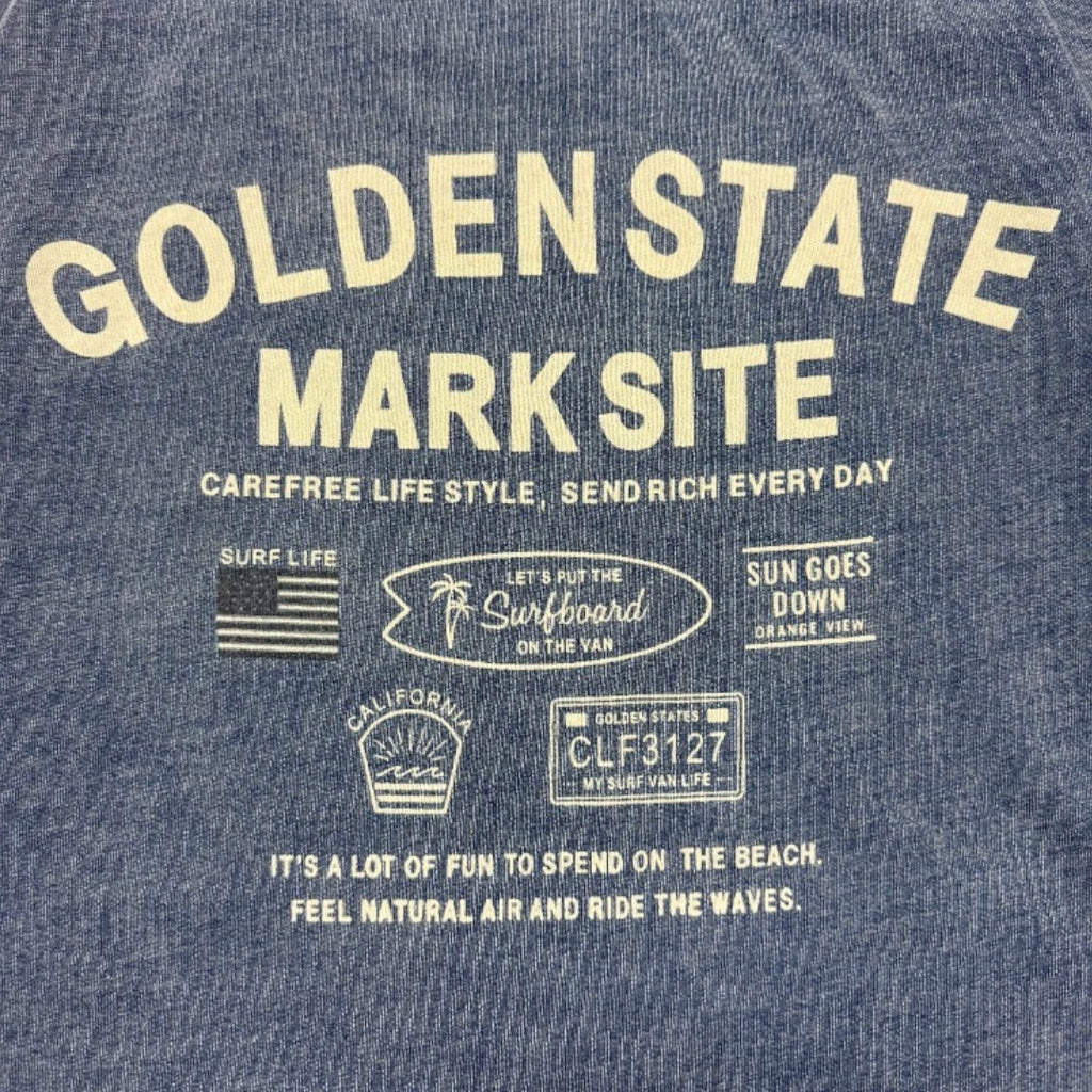 INDIGO “GOLDEN STATE” GRAPHIC TEE