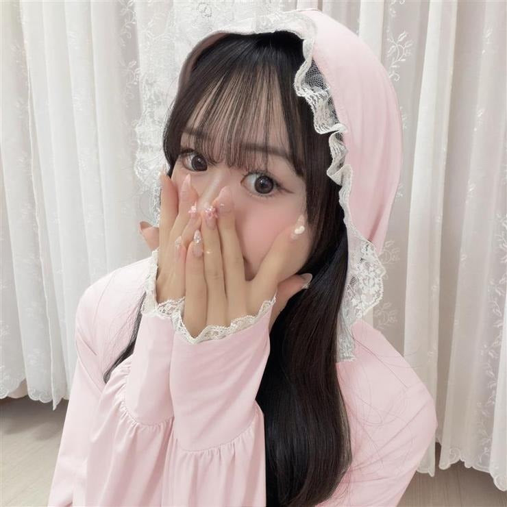 HA-CHAN COLLAB COOLING LACE HOODIE OUTERWEAR  MAJORETTY