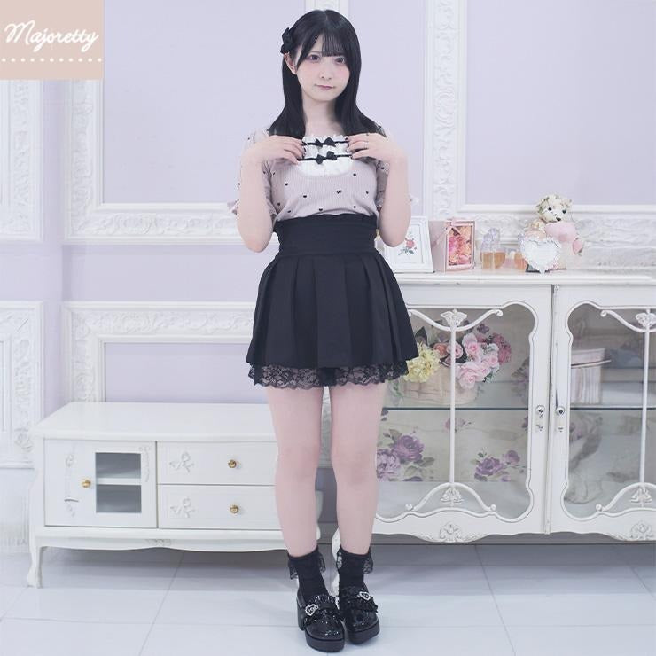 MajorettyxPifuwa chan BLACK CHECK GIRLY MINI SKIRT (3L)