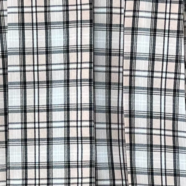 MajorettyxPifuwa chan PINK CHECK GIRLY MINI SKIRT(S-LL)
