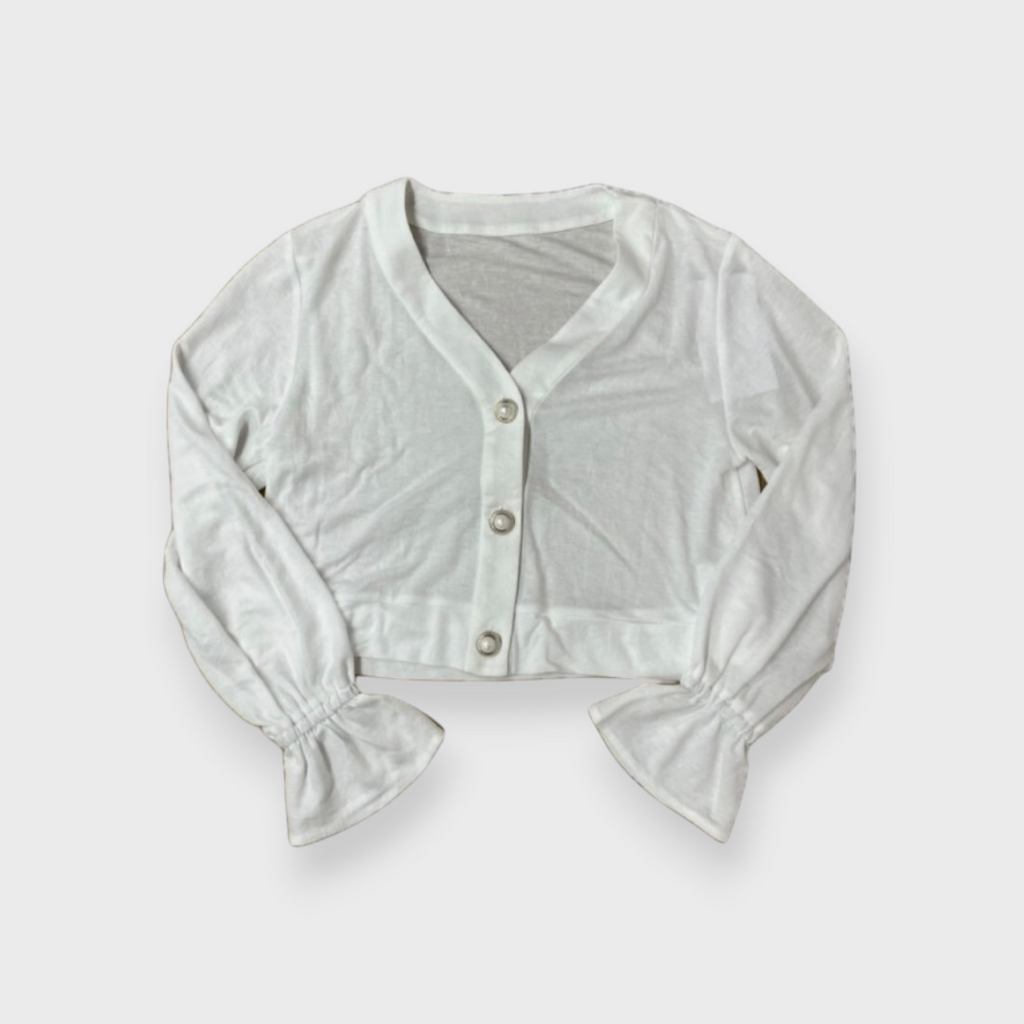 HA-CHAN COLLAB COOLING FRILL CARDIGAN OUTERWEAR MAJORETTY