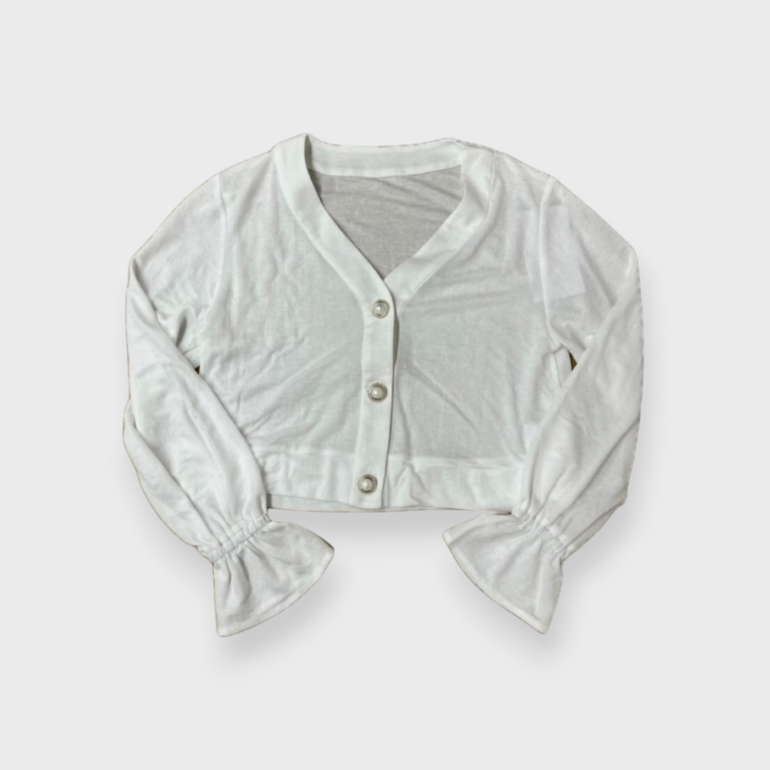 HA-CHAN COLLAB COOLING FRILL CARDIGAN OUTERWEAR MAJORETTY