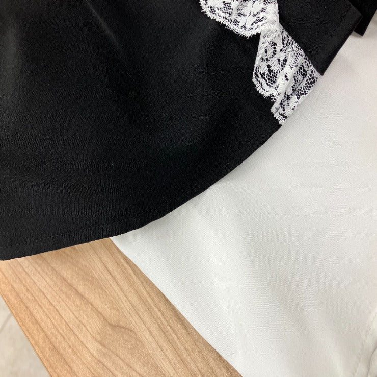 WOMEN’S CROSS RIBBON BLOUSE