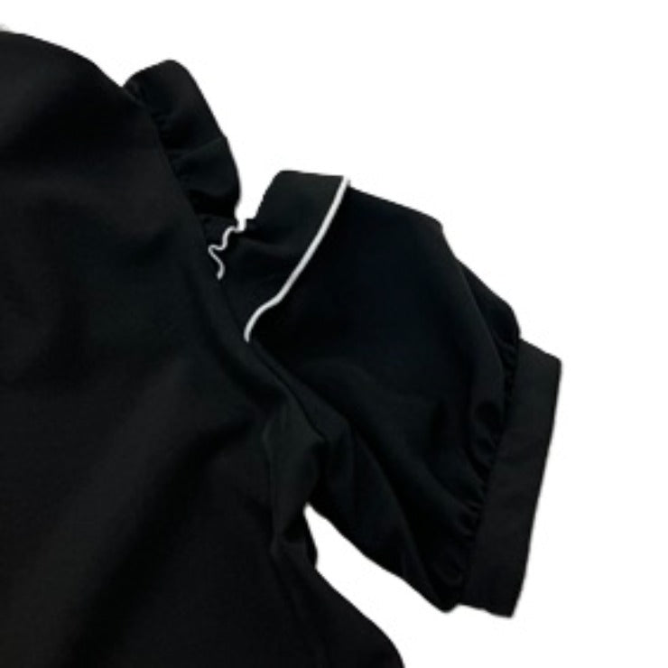 WOMEN’S CHOKER NECK BLOUSE