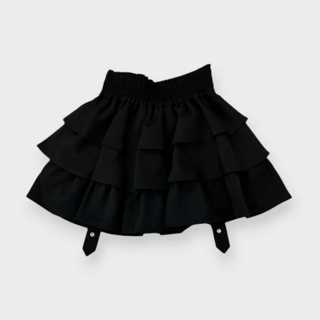 WOMEN’S HARNESS TIERED SKIRT