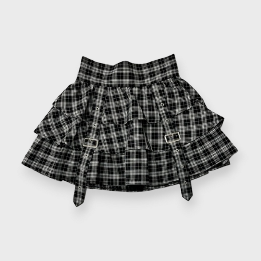 WOMEN’S HARNESS TIERED SKIRT