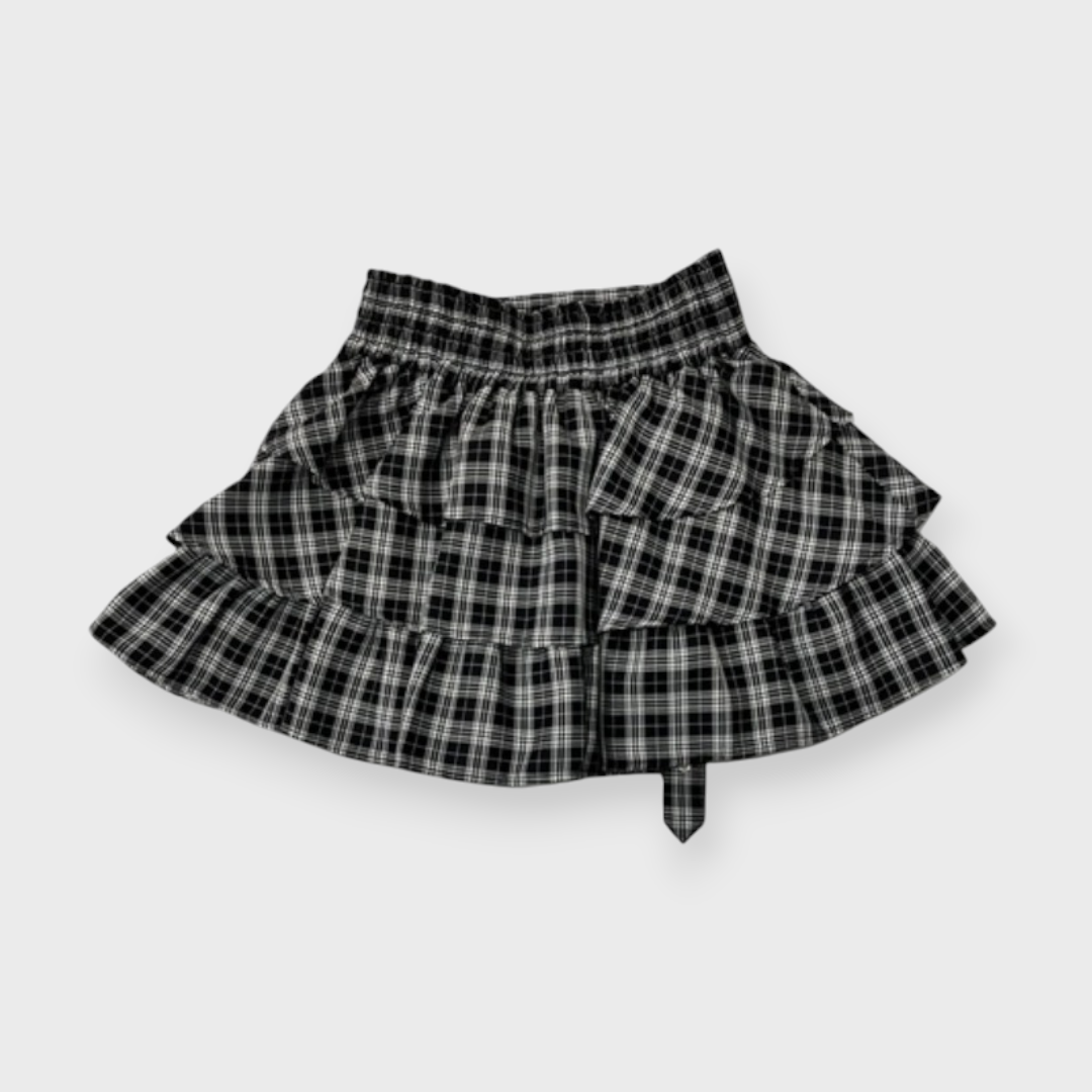 WOMEN’S HARNESS TIERED SKIRT