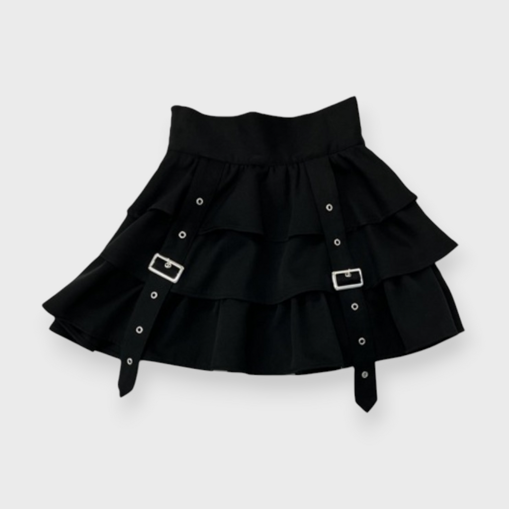 WOMEN’S HARNESS TIERED SKIRT