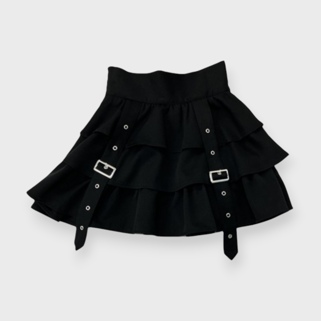 WOMEN’S HARNESS TIERED SKIRT
