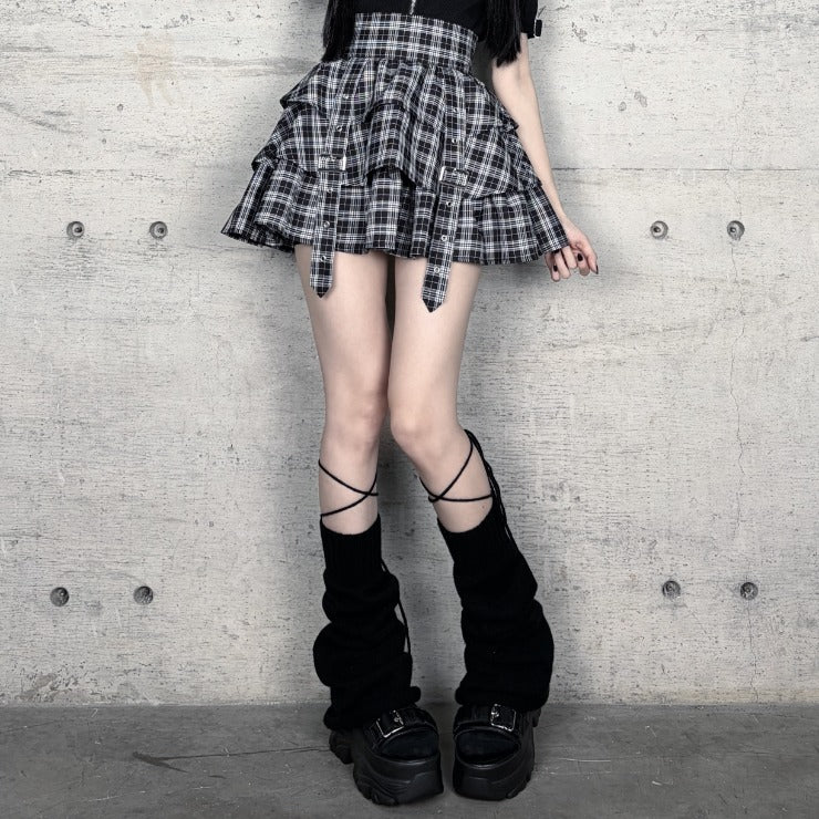 WOMEN’S HARNESS TIERED SKIRT