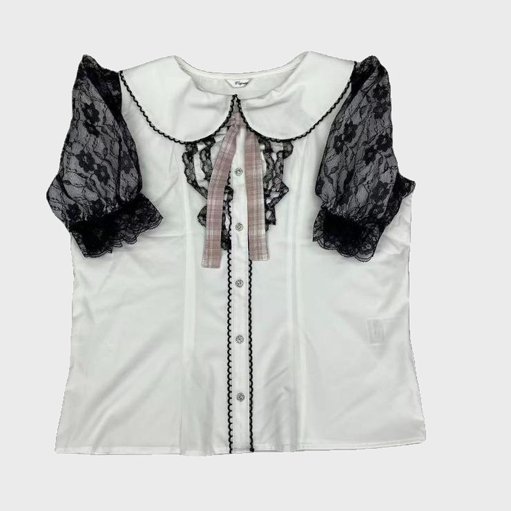 MARIA OTONASHI COLLAB JIRAI LOLITA BLOUSE MAJORETTY