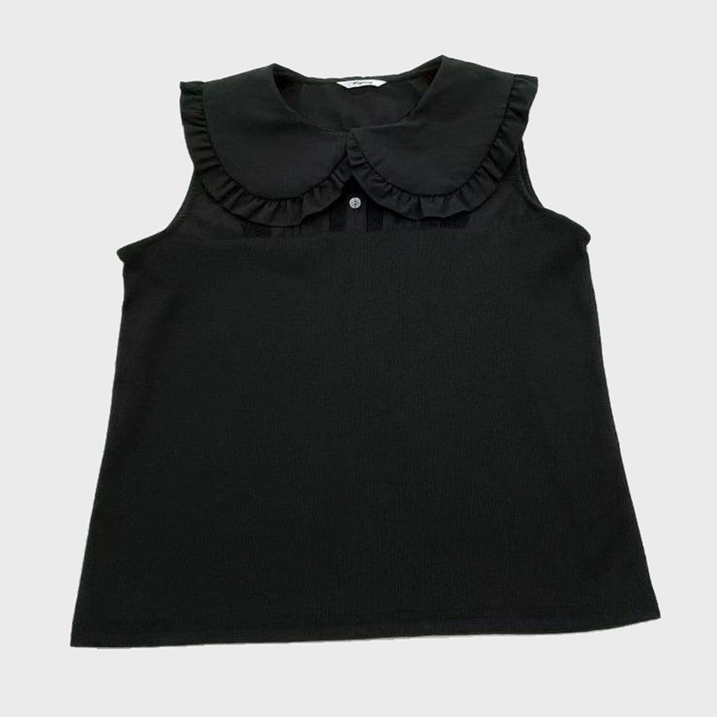 MARIA OTONASHI COLLAB FRILL STAND-COLLAR INNER TOP MAJORETTY