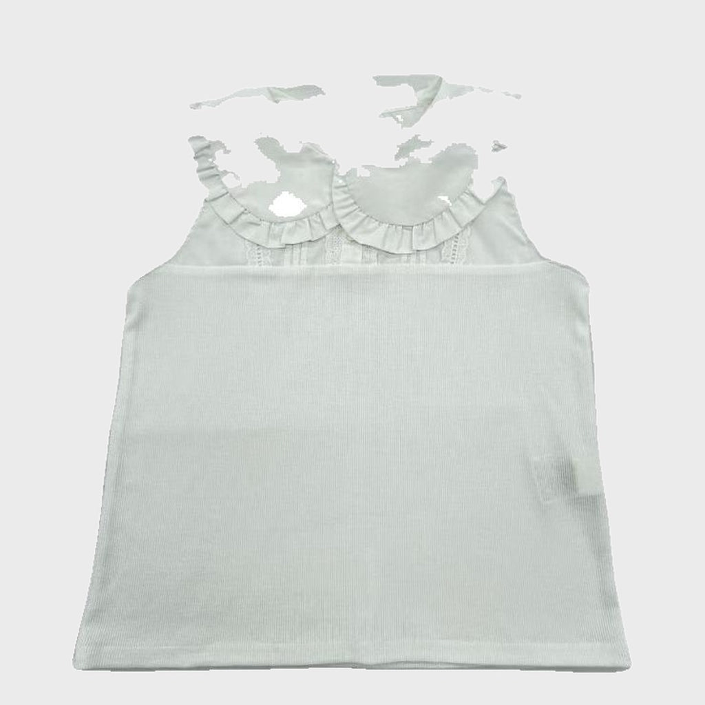 MARIA OTONASHI COLLAB FRILL STAND-COLLAR INNER TOP MAJORETTY