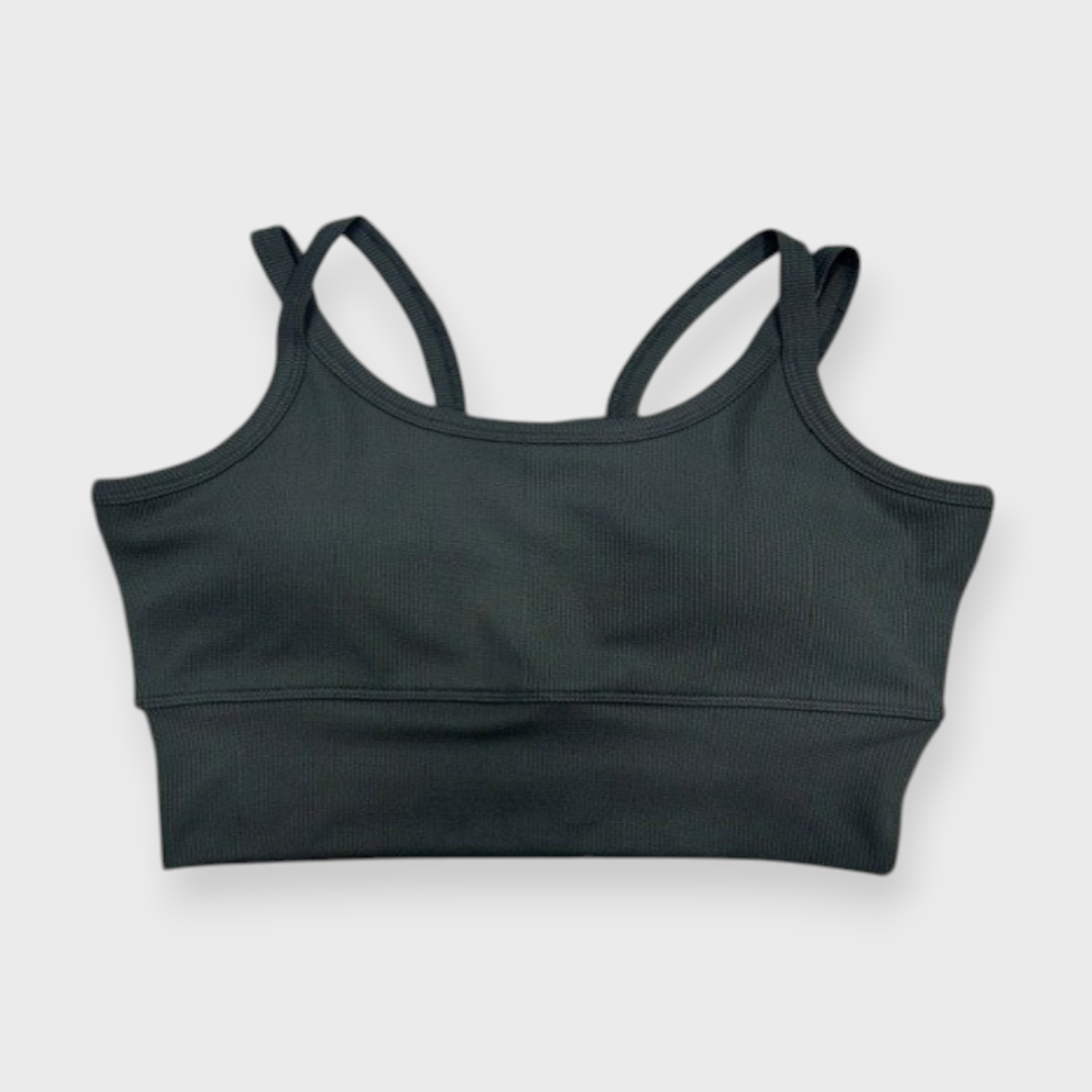 FUNCTIONAL RIB BRA TOP LADIES