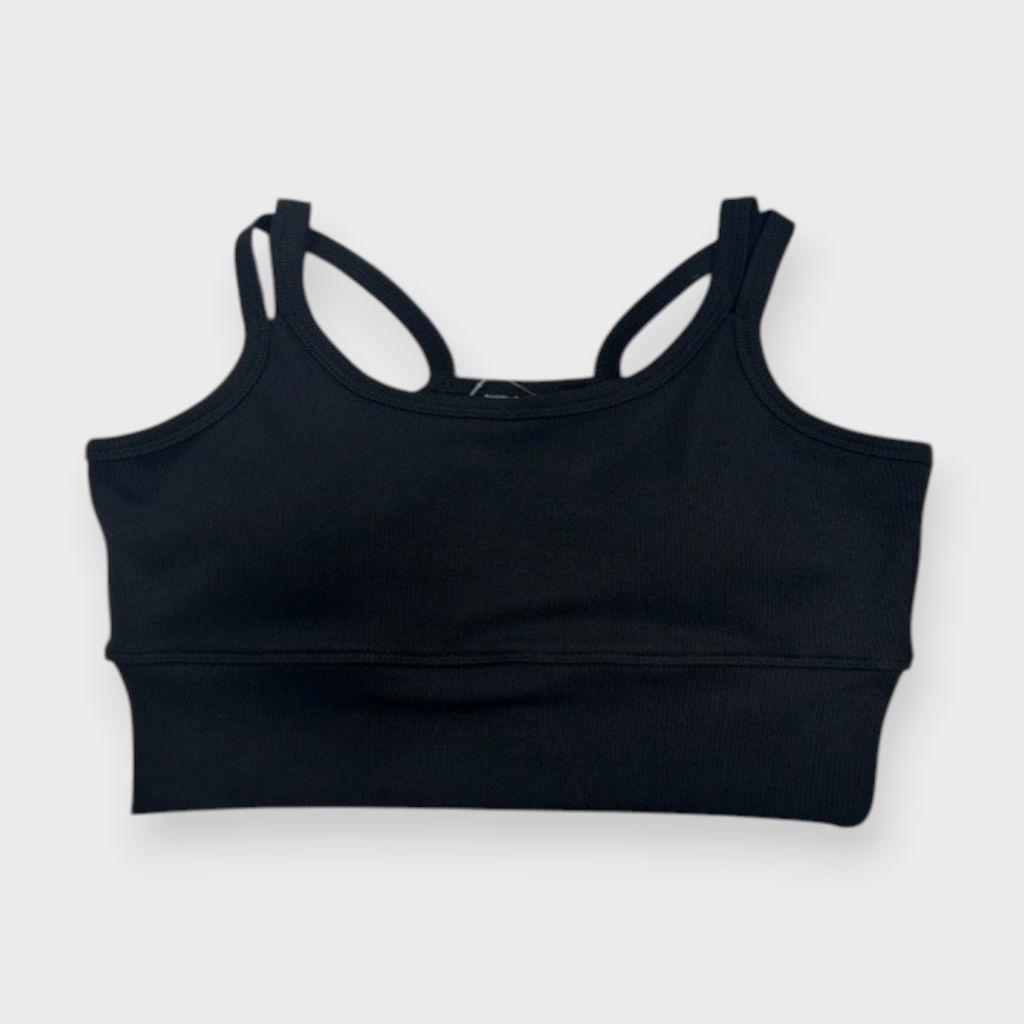 FUNCTIONAL RIB BRA TOP LADIES