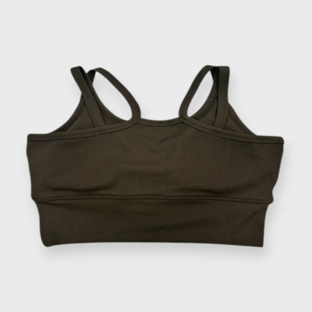 FUNCTIONAL RIB BRA TOP LADIES