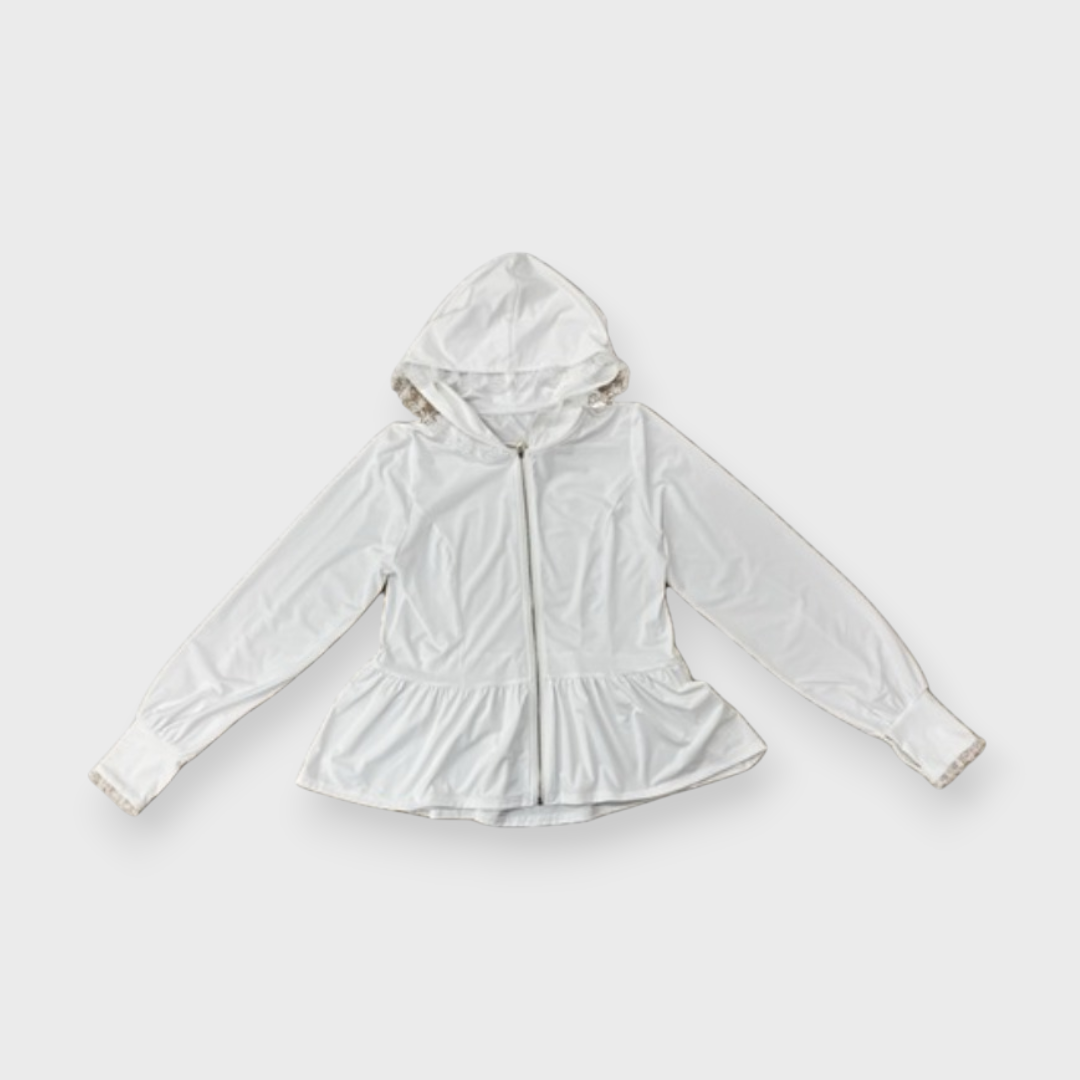 HA-CHAN COLLAB COOLING LACE HOODIE OUTERWEAR  MAJORETTY
