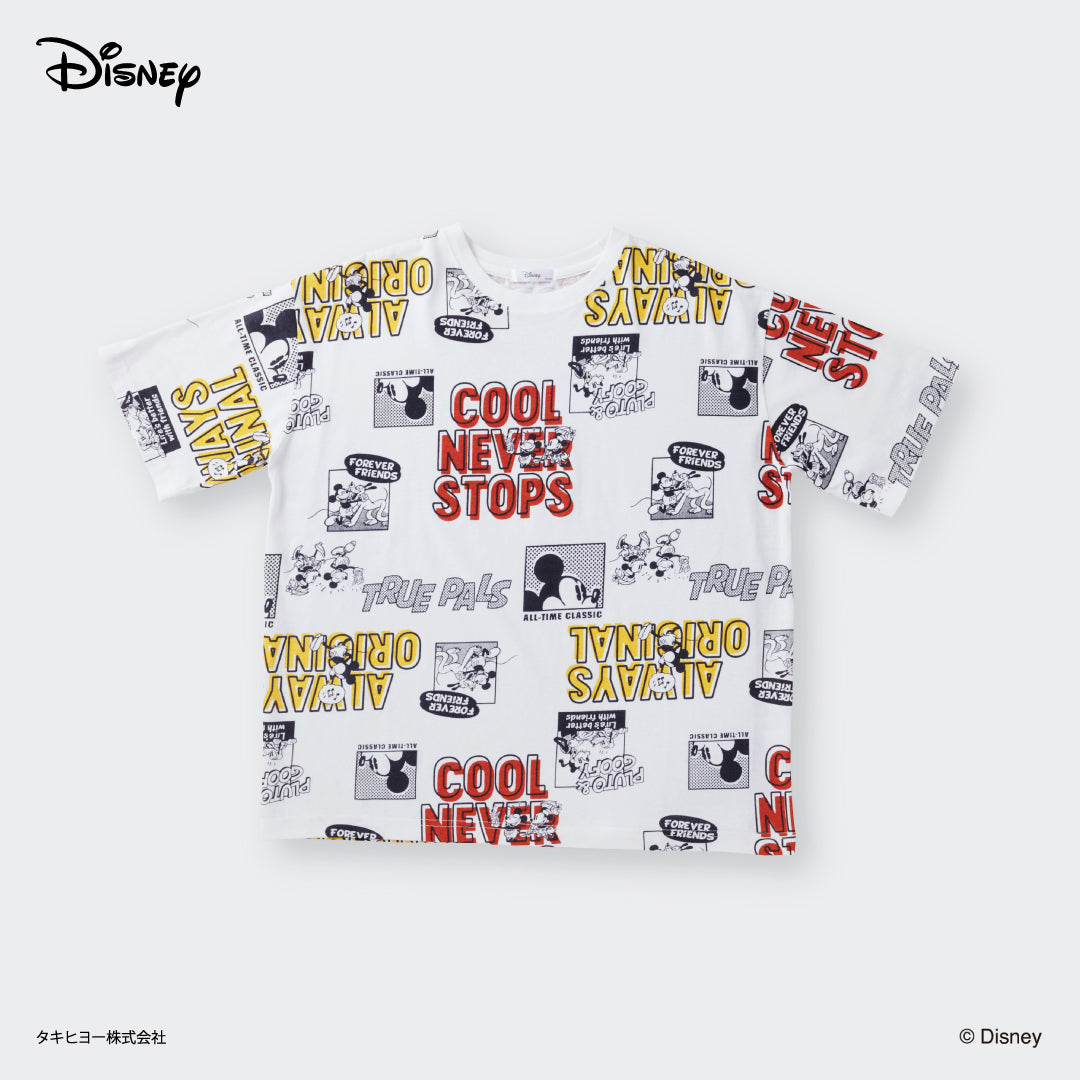 เสื้อยืดมิกกี้เมาส์ลายกราฟิก “Cool Never Stops – True Pals Edition”
