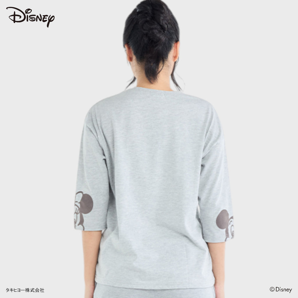 เสื้อยืด Mickey Mouse & Minnie Mouse เรียบแต่หวาน คู่กันแล้วลงตัว (Size M-LL)