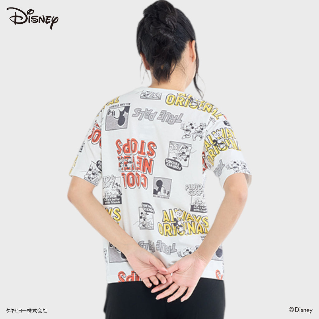 เสื้อยืดมิกกี้เมาส์ลายกราฟิก “Cool Never Stops – True Pals Edition” (Size S-LL)