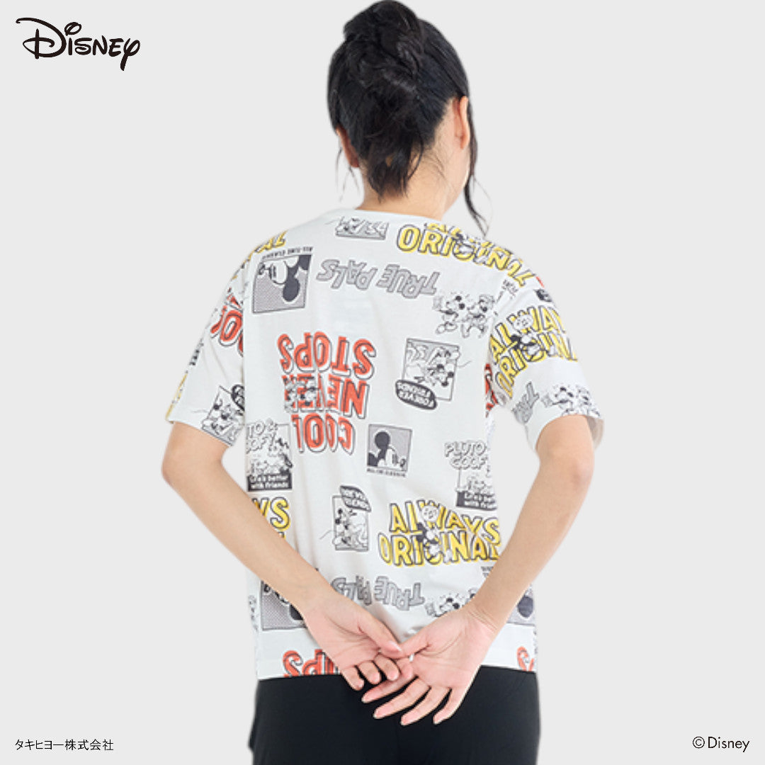 เสื้อยืดมิกกี้เมาส์ลายกราฟิก “Cool Never Stops – True Pals Edition” (Size S-LL)