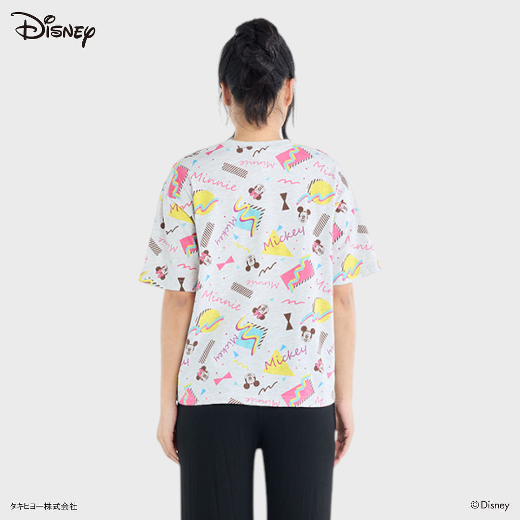 เสื้อยืดมิกกี้–มินนี่ ลายสุดคิ้วท์ รุ่น “ใส่แล้วน่ารักขึ้น 200%” (Size S-LL)