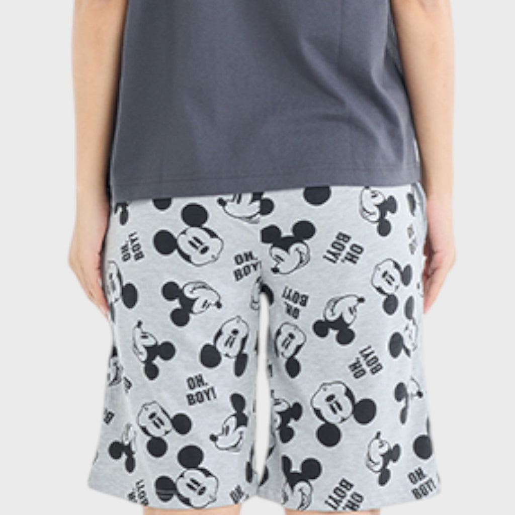 กางเกงขาสั้น Mickey Mood – ลาย “OH BOY!” สุดกวน (Size M-LL)
