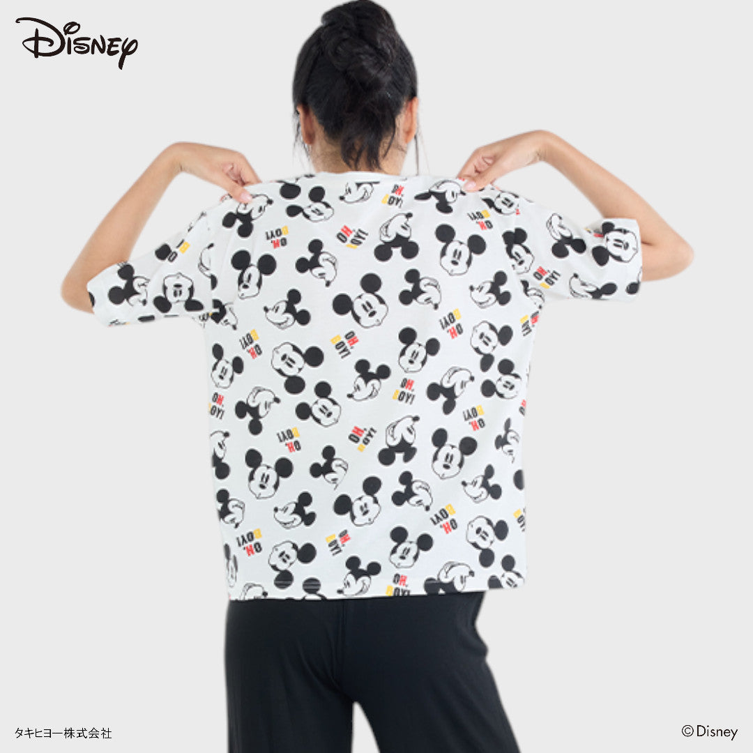 เสื้อยืดมิกกี้เมาส์ลาย “OH, BOY!”  — สดใสคลาสสิก (Size S-LL)