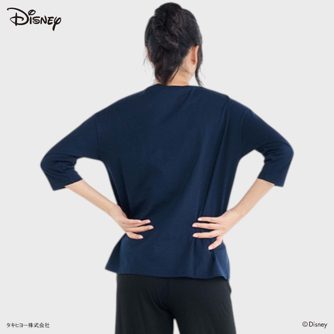 เสื้อยืดแขนยาว Mickey Mouse ลายเส้นมินิมอล (Size M-LL)