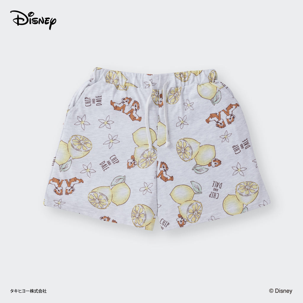 กางเกงขาสั้น Chip & Dale เลมอนปาร์ตี้ สดใสใจฟู