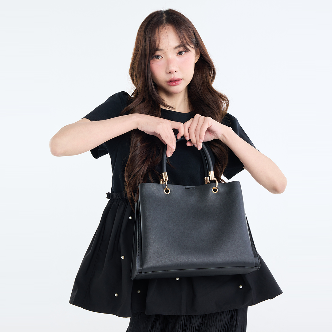 LADIES SQUARE TOTE BAG