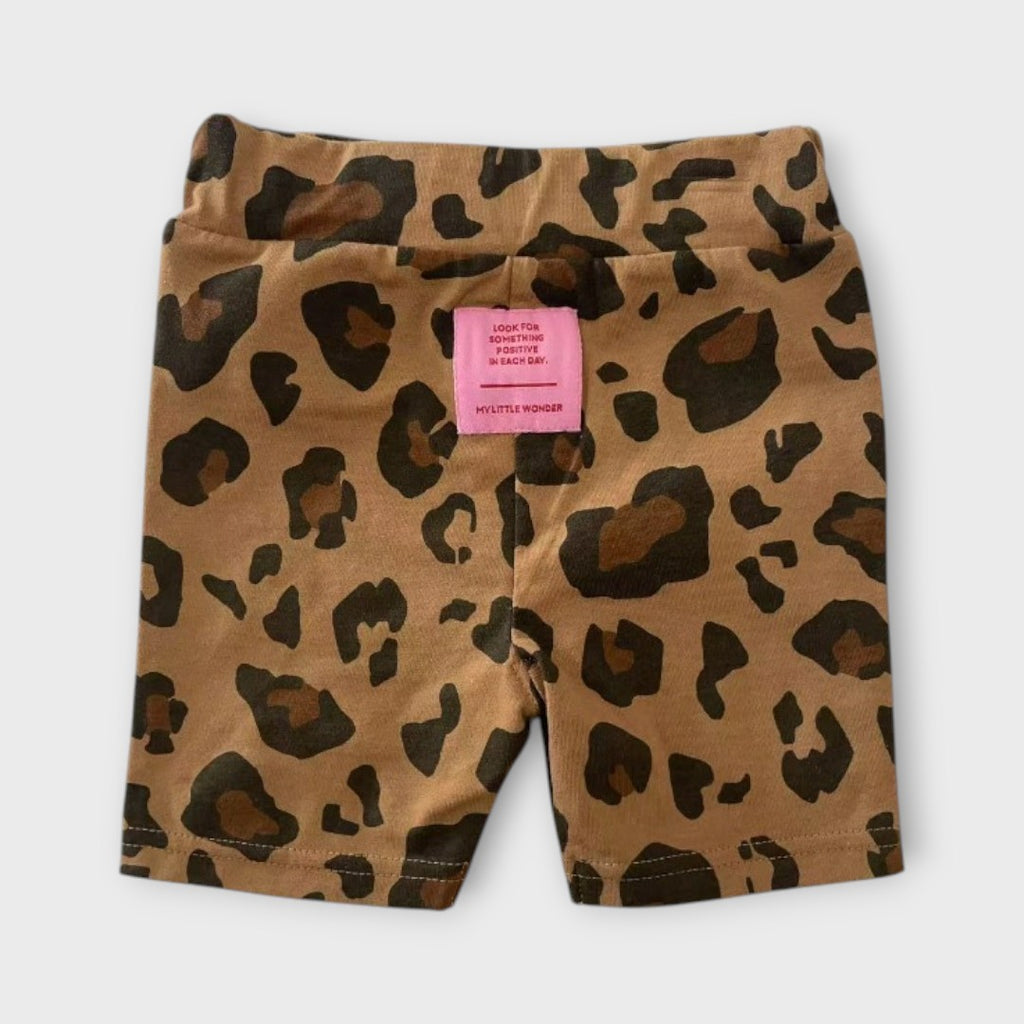 Kids Leopard Pattern Shorts