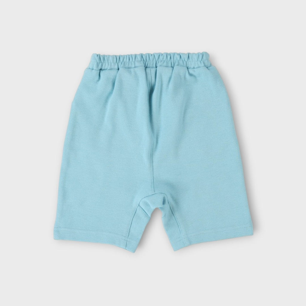 Kids Casual Shorts – “Cute Food Motif Patch Accent”