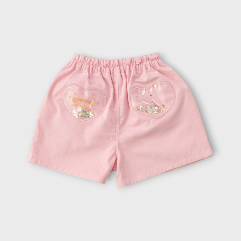 Sweetie Bow Pink Shorts — กางเกงชมพูโบว์แสนละมุนของหนูน้อยคนดี