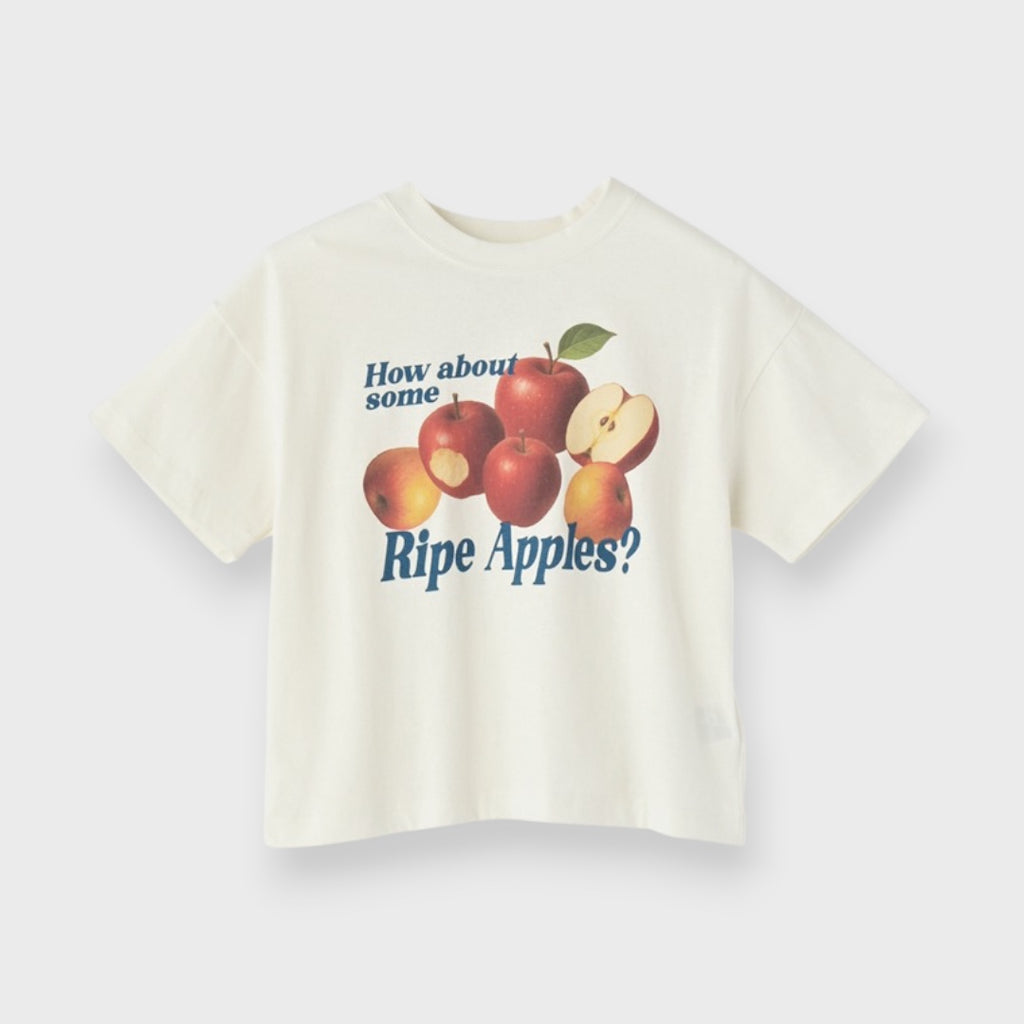 BOLD APPLE GRAPHIC T-SHIRT (130CM）
