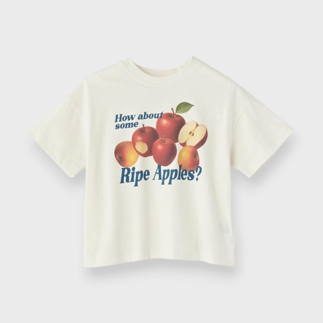 BOLD APPLE GRAPHIC T-SHIRT (100～120CM）