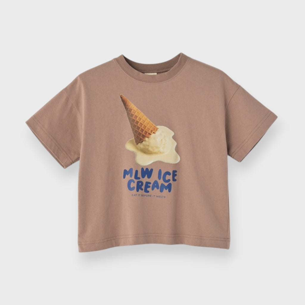 BOLD ICE CREAM GRAPHIC T-SHIRT (130CM）
