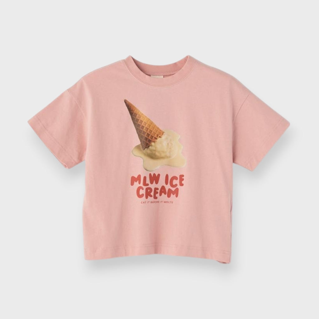 BOLD ICE CREAM GRAPHIC T-SHIRT (90CM）