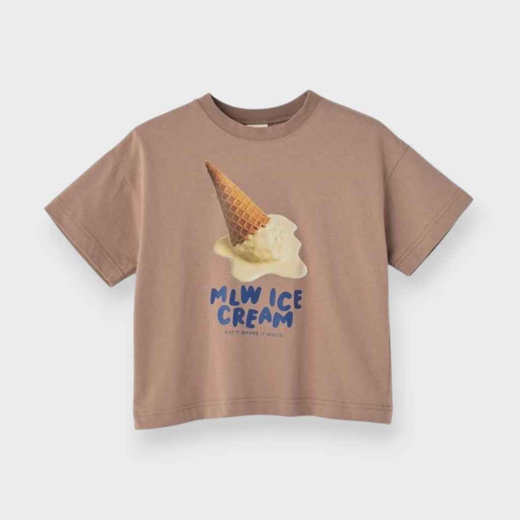 BOLD ICE CREAM GRAPHIC T-SHIRT (90CM）